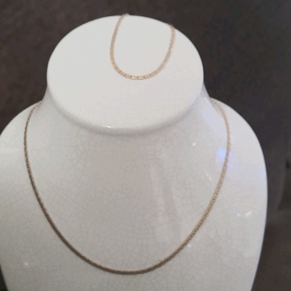 18k gp Gold Necklace & Bracelet